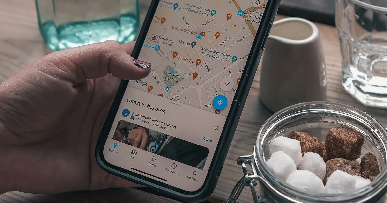 Търсене на локален бизнес в Google Maps от телефон